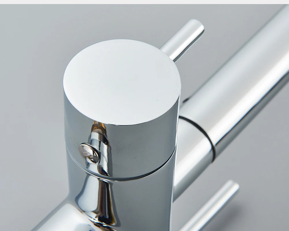 Black Water Purifier Kitchen Faucet 2 In 1 Pull Out Flexible Hot and Cold Water Mixer Tap with Filter Nozzle Faucets