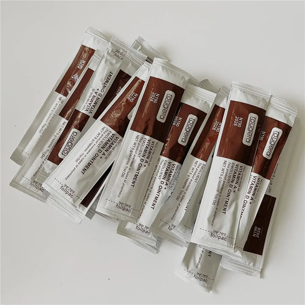 100Pcs Fougera Tattoo Repair Aftercare Vitamin Ointment A&D Anti Scar Healing Gel Cream Permanent Makeup Eyebrow Lip Supplies