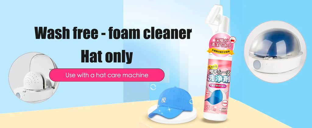 Tidesmit automatic cap cleaner featuring steam cleaning, drying, and ironing technology for baseball and bucket hats.