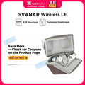 Svanar TWS Wireless Earbuds: Hymalaya DAC ANC In-Ear | Tidesmit Brown China Mainland Tidesmit