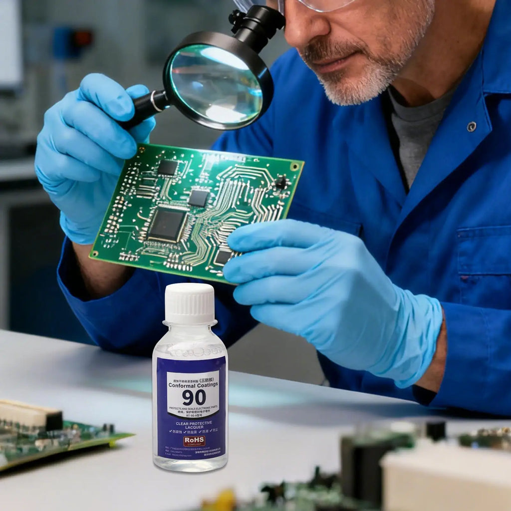 Electronic Waterproof Coating 100ml Clear Conformal Coating  Protective Paint for Circuit Board Automotive Electronics Repair