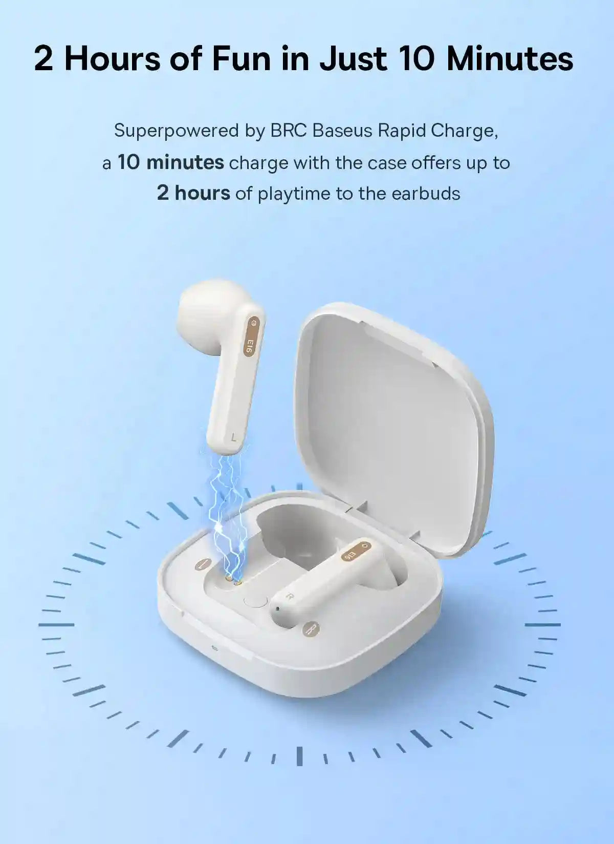 Tidesmit Wireless Earbuds - Bluetooth 5.3 with 30-Hour Battery Life Tidesmit