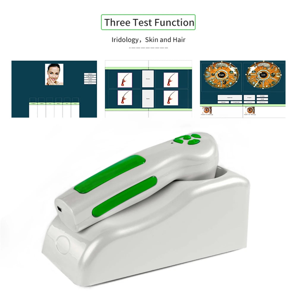 Iridology Digital Camera 12MP Professional Iris Scanner Analyzer Body Shaping Massage Equipment Tidesmit