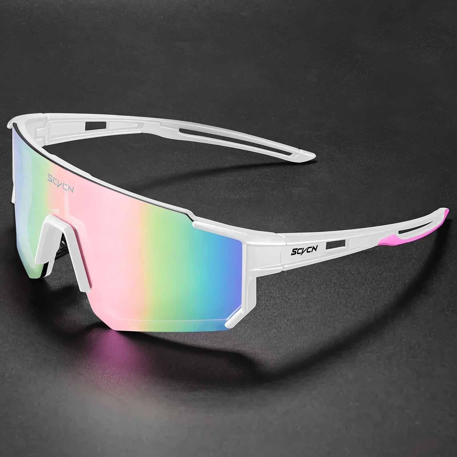 SCVCN Cycling Glasses UV400 Outdoor Sports Sunglasses Men MTB Cycling Glasses Women Road Bike Sunglasses Running Goggles