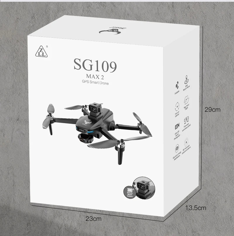 SG109 GPS Camera Drone: 4K Video with 360 Laser Obstacle Avoidance Tidesmit