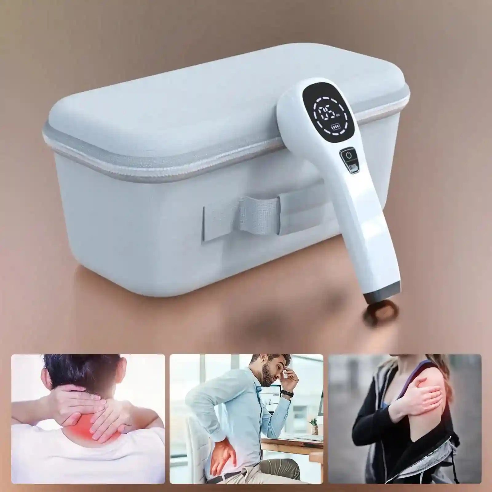 Laser Therapy Device for Pain Relief - 808nm LLLT Portable Wellness Tool Eye Massage Instrument Tidesmit