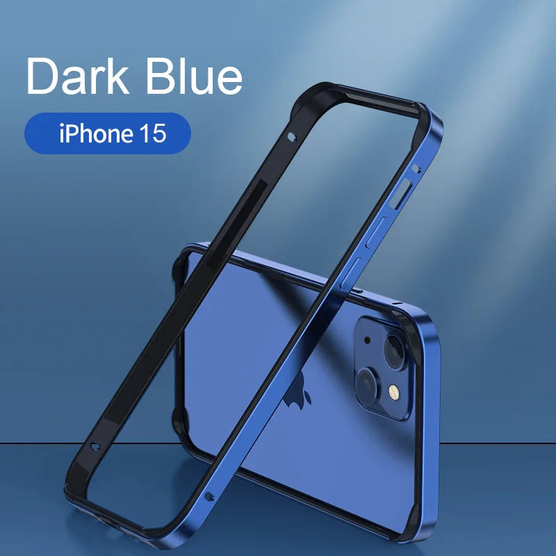 iPhone 17 Aluminum Bumper Case - Slim Military-Grade Metal Frame Tidesmit