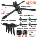 7 Inch FPV Drone DIY Kit Carbon Fiber Frame Brushless by Tidesmit M7CR Tidesmit