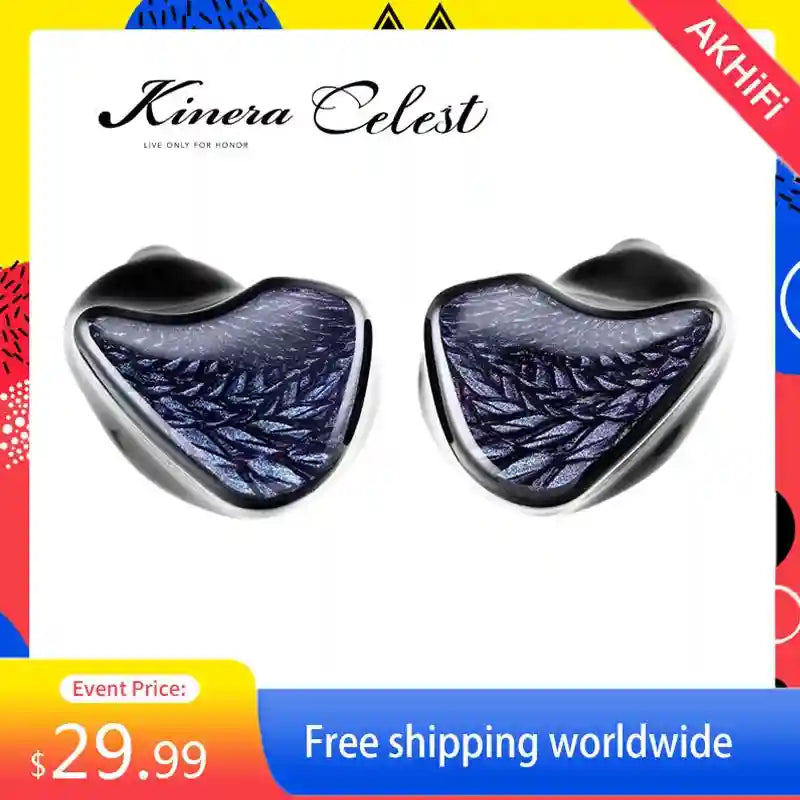 HiFi In-Ear Monitors: 10mm LCP Driver Wired Studio Grade Earphones Tidesmit