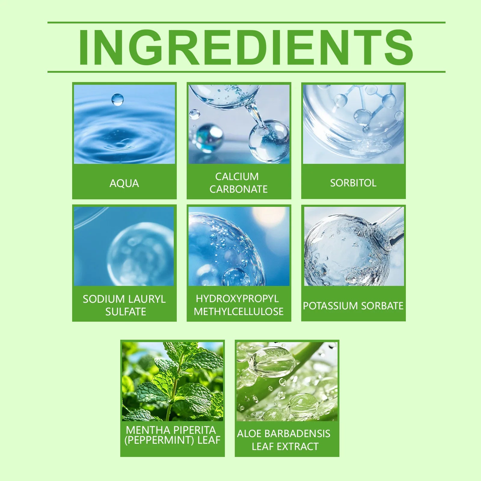Tidesmit Aloe Vera Mint toothpaste for teeth whitening, removing yellow stains and soothing gum discomfort.