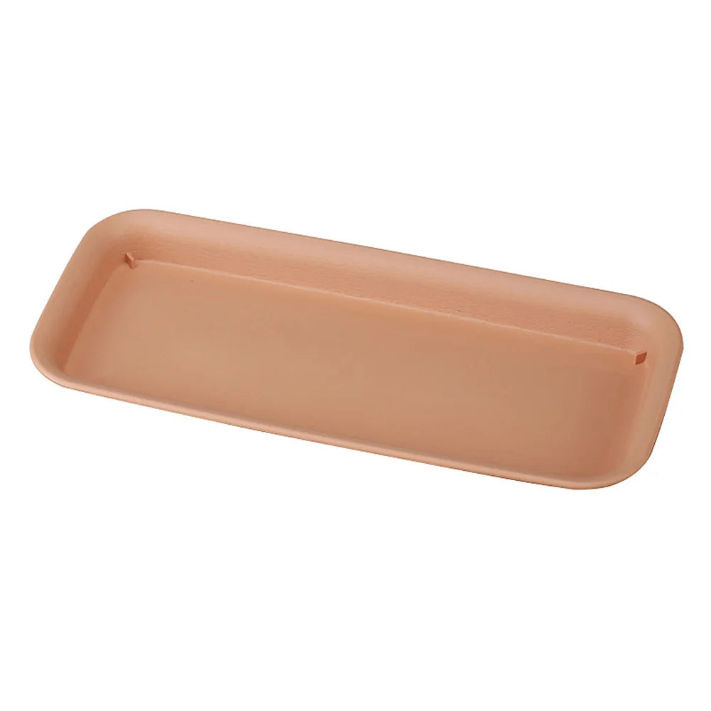 Water Tray Floor Flower Pot Tray 57.5*22.5*3.5cm Plastic Flower Pot Outdoor Garden Supplies Plant Rectangular Pot