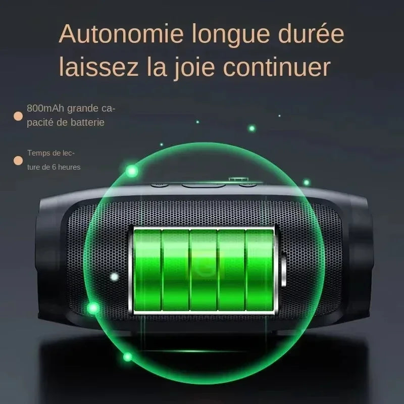 Lenovo FM Portable Bluetooth 5.4 Speakers Dual Speaker Stereo Playback Voice Broadcasting Subwoofer Wireless Speaker For Outdoor