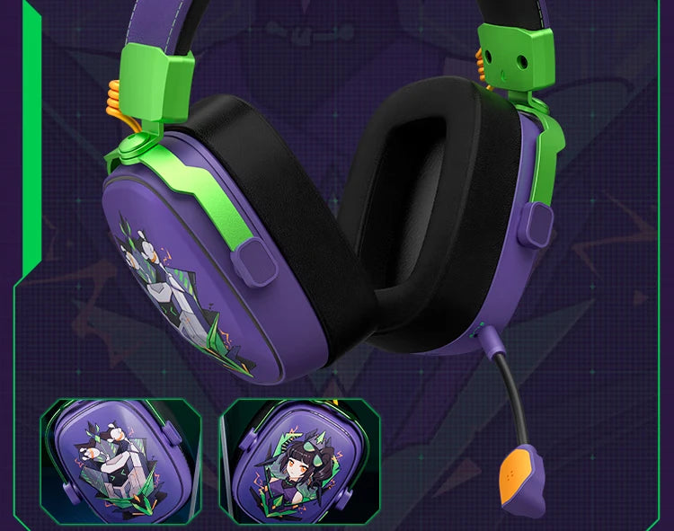 Tidesmit VK S1 Wireless Gaming Headset: Low Latency 15ms Audio Tidesmit