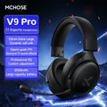 MCHOSE Wireless Gaming Headset Surround Sound Noise Canceling Tidesmit V9 Pro Black Tidesmit