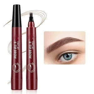 Four-Pronged Eyebrow Pencil - Smudge-Proof PMU Microblading Pen Permanent Makeup Machines Tidesmit