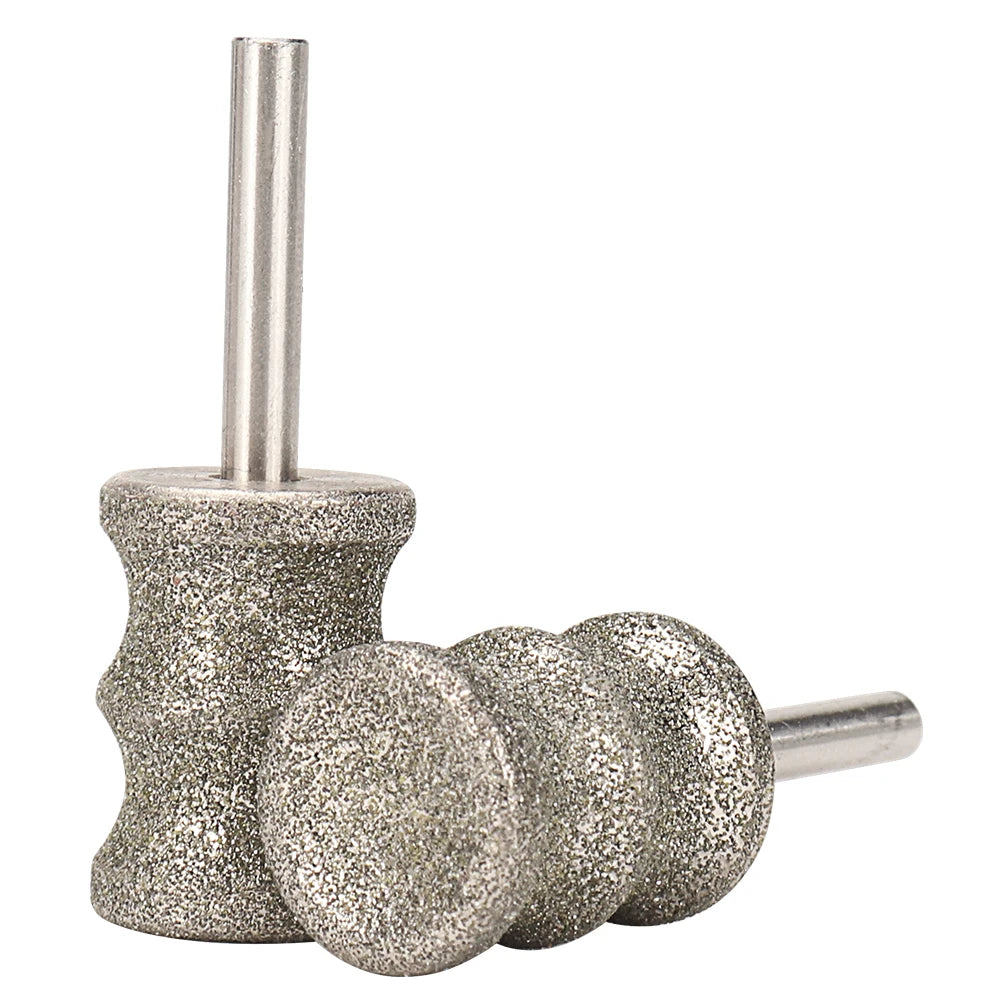 2-pack diamond-grit replacement heads for dog nail grinders. Durable grooming tools for smooth, safe pet paw trimming.