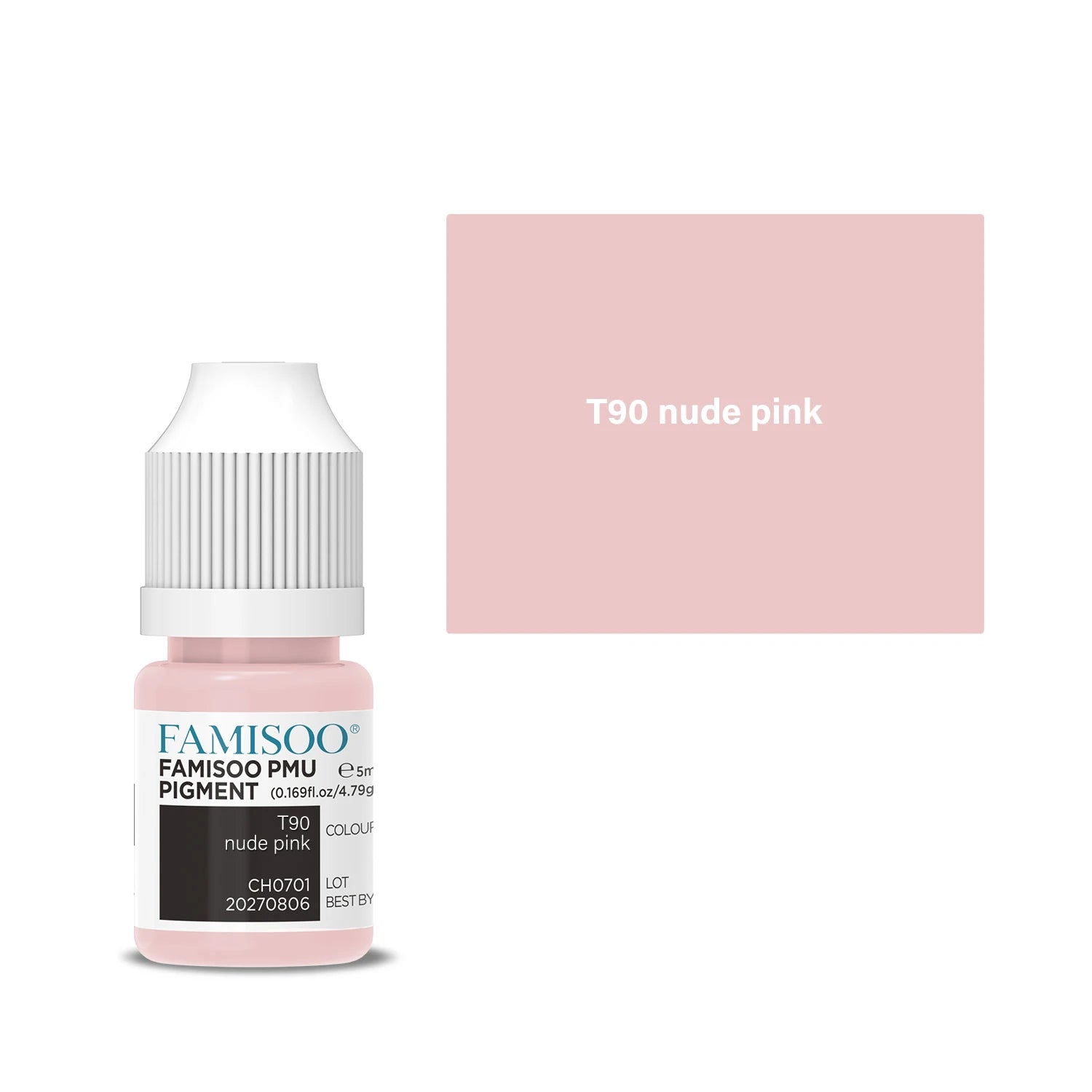 Permanent Makeup Pigment 5ml | Professional PMU Lip & Brow Ink Permanent Makeup Machines T90 Universal color China Mainland Tidesmit