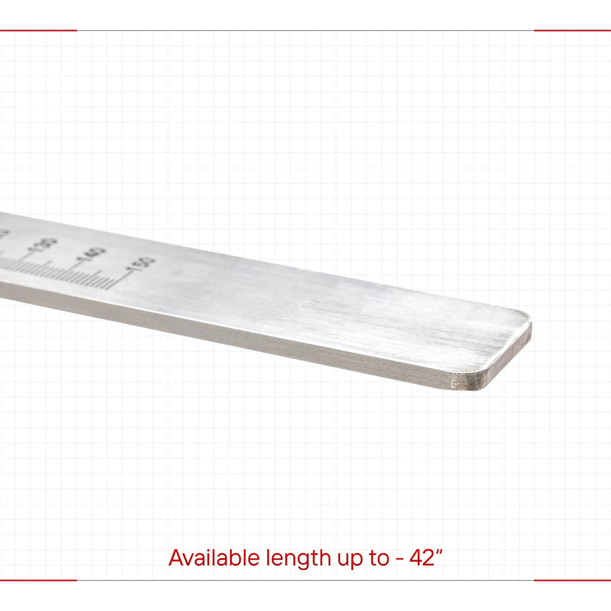 42-Inch Industrial Precision Measurement Scale Sticker Oil-Proof Polycarbonate - Angle/Detail 1
