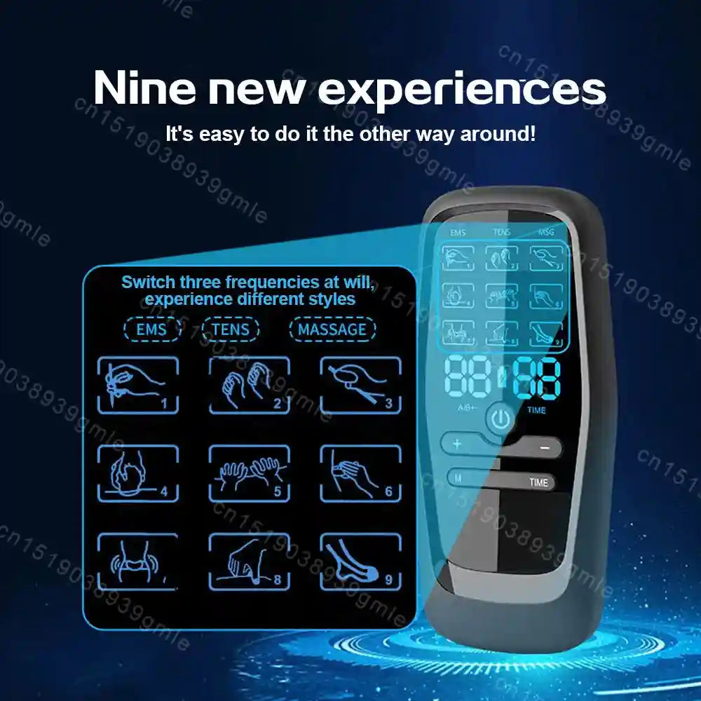 Electric Muscle Stimulator for Deep Tissue Recovery | Tidesmit Massage Roller Tidesmit