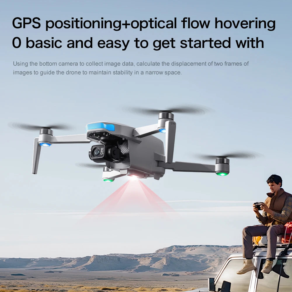 4K Camera Drone with 3-Axis Gimbal GPS Quadcopter - Tidesmit Tidesmit