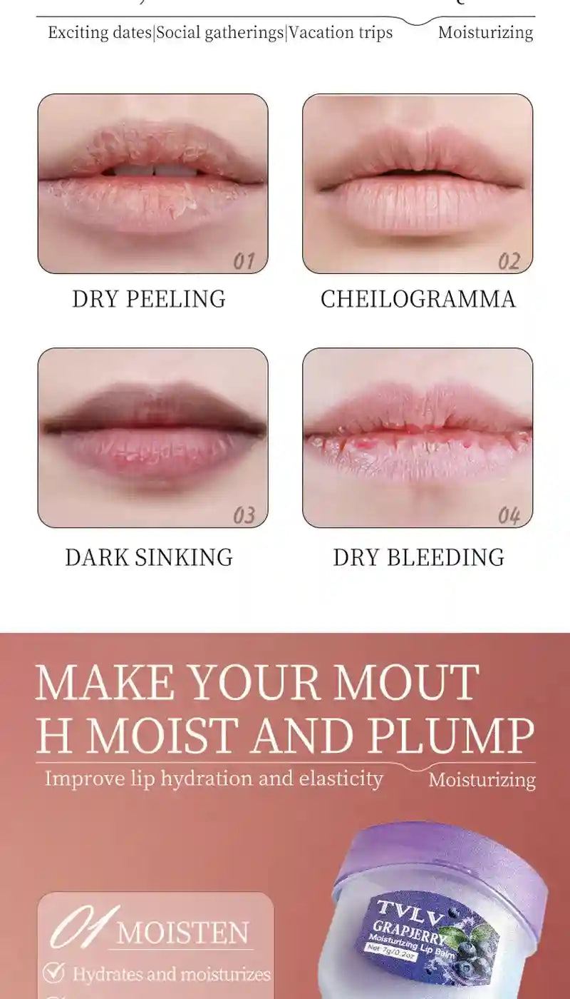 Fruit Lip Balm Set - Moisturizing Lip Care Treatment (8Pcs) Lip Care Tidesmit
