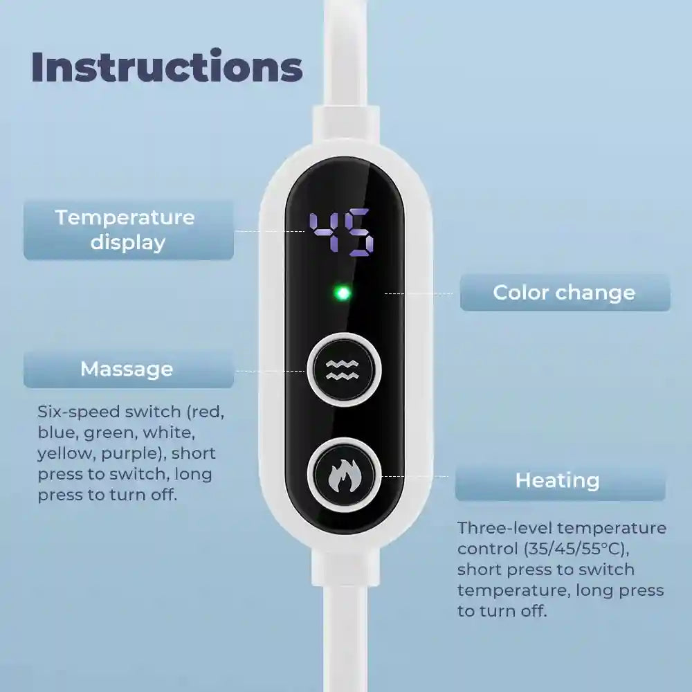 Electric Steam Eye Mask - Heated 3D Massager for Eye Fatigue Eye Massage Instrument Tidesmit