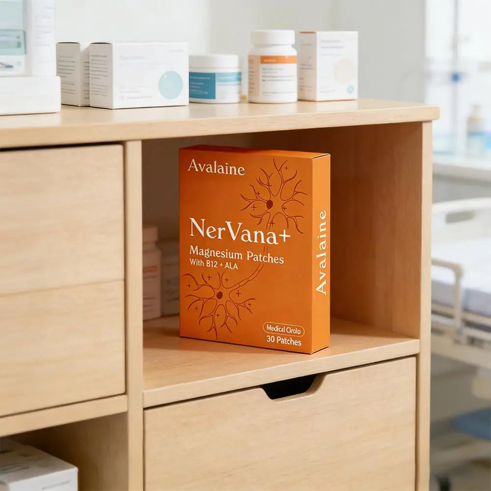 Avalaine NerVana+ Magnesium Patches Skin Care Patch Muscles Relaxation Support Patches Natural Calming Relax Aid Repair