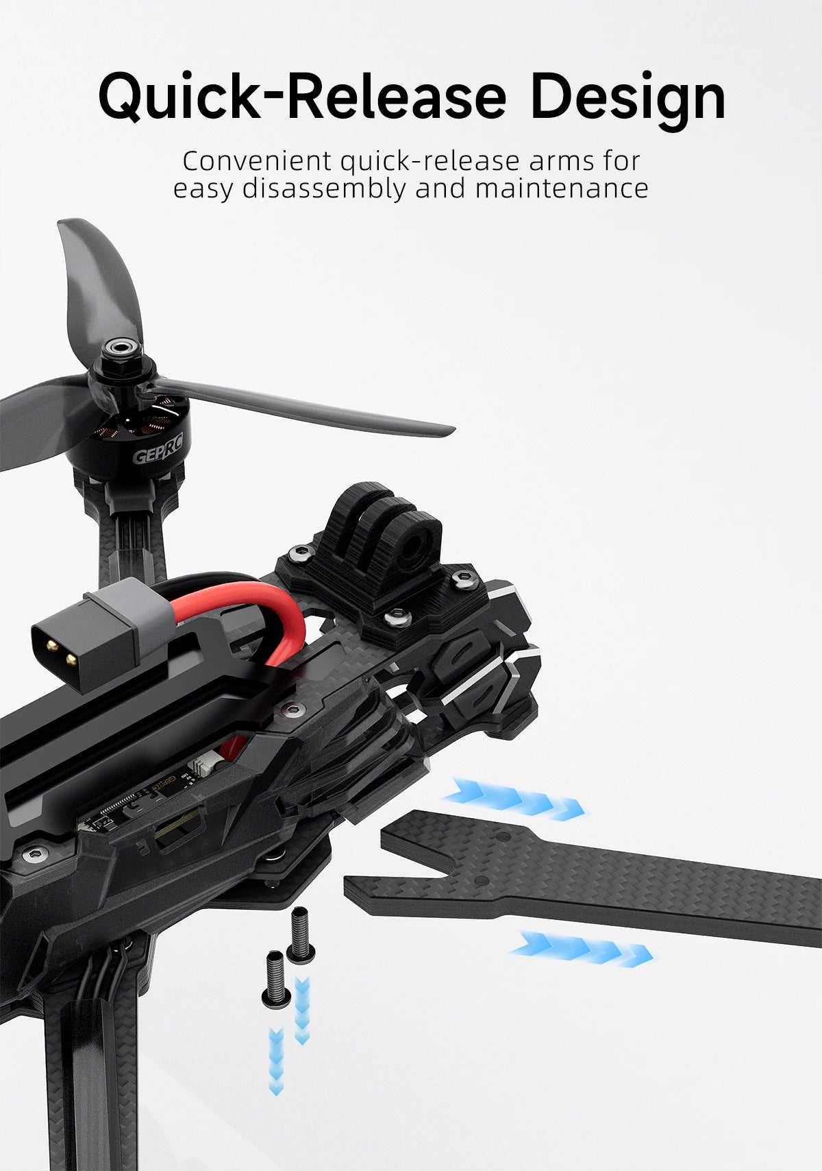 FPV Racing Drone 6 Inch O4 Air Unit Quadcopter Tidesmit X6 Series Tidesmit