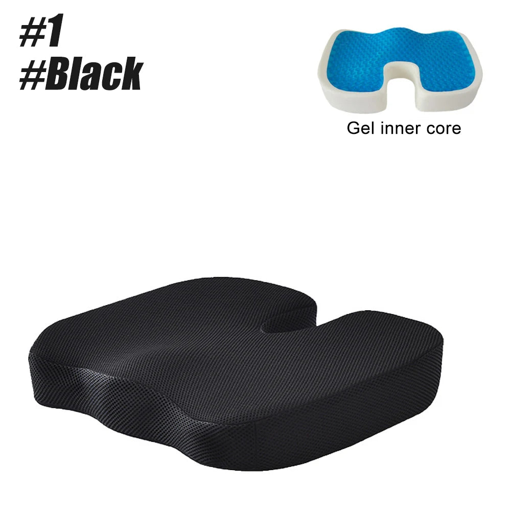 Gel Seat Cushion for Office Chair - Ergonomic Orthopedic Tidesmit Massage Cushion Tidesmit