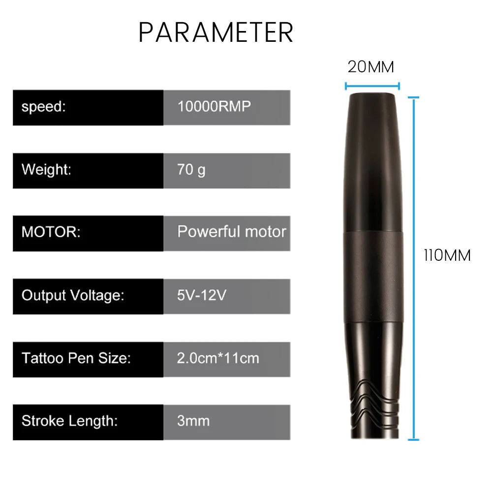 Professional Rotary PMU Machine for Precise Microblading and Shading Permanent Makeup Machines Tidesmit