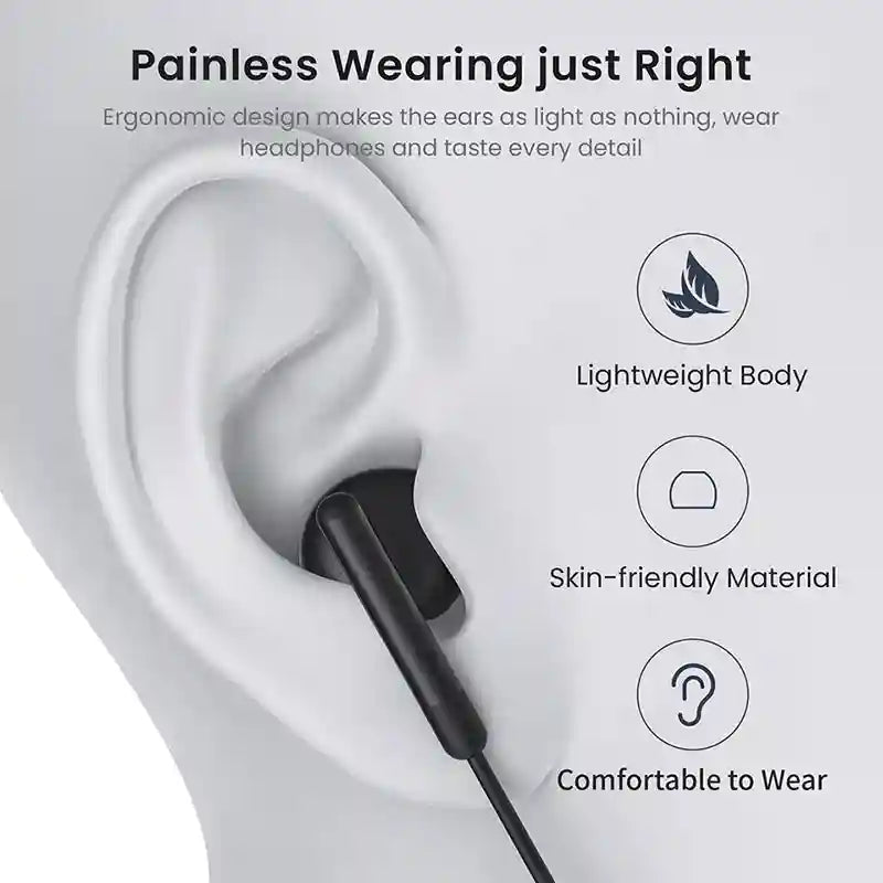USB-C Wired Headphones for Samsung Galaxy S24 S23 - HiFi Stereo Audio Tidesmit