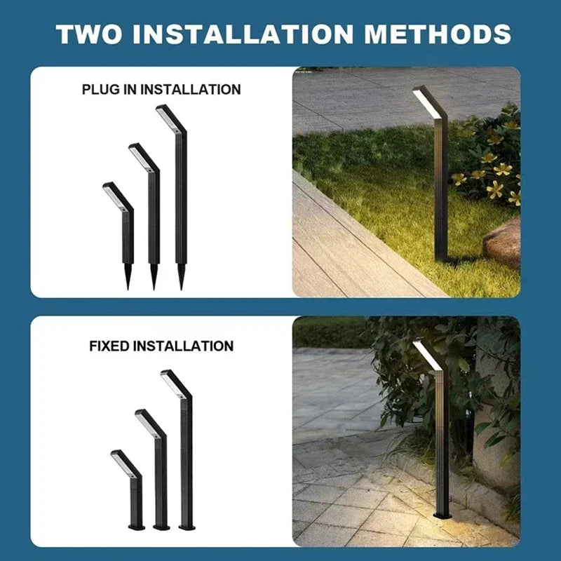 Solar Outdoor Lights Solar Garden Light LED Landscape Lighting IP65 Waterproof Pathway  Lawn Lamp Decor for Walkway Patio Yard