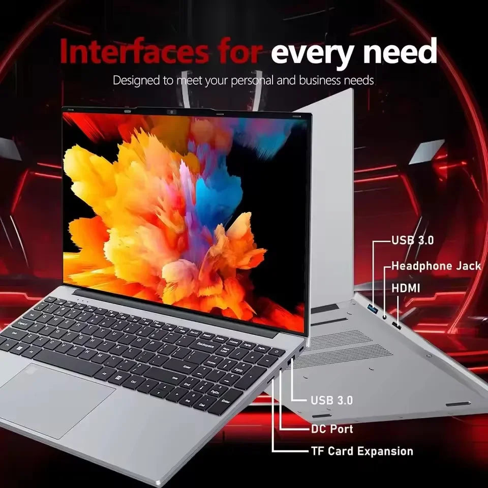 15.6' Intel Core I9 10980HK Windows 11 Pro Laptop Computer 32GB RAM 512GB 1TB 2TB SSD Portable Notebook PC Office Study Laptops