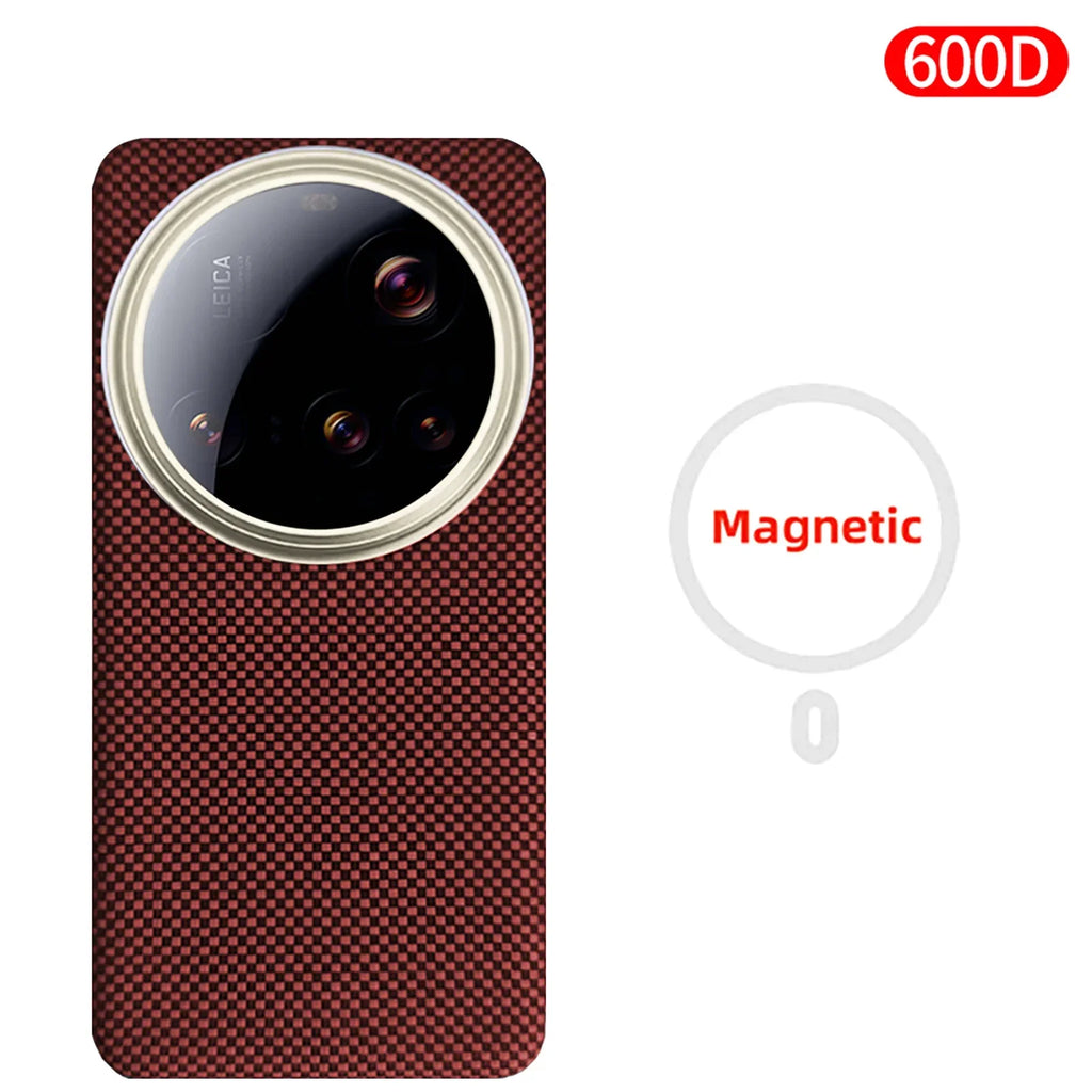 Xiaomi 15 Ultra Carbon Fiber Case | Slim MagSafe Aramid Protection Tidesmit