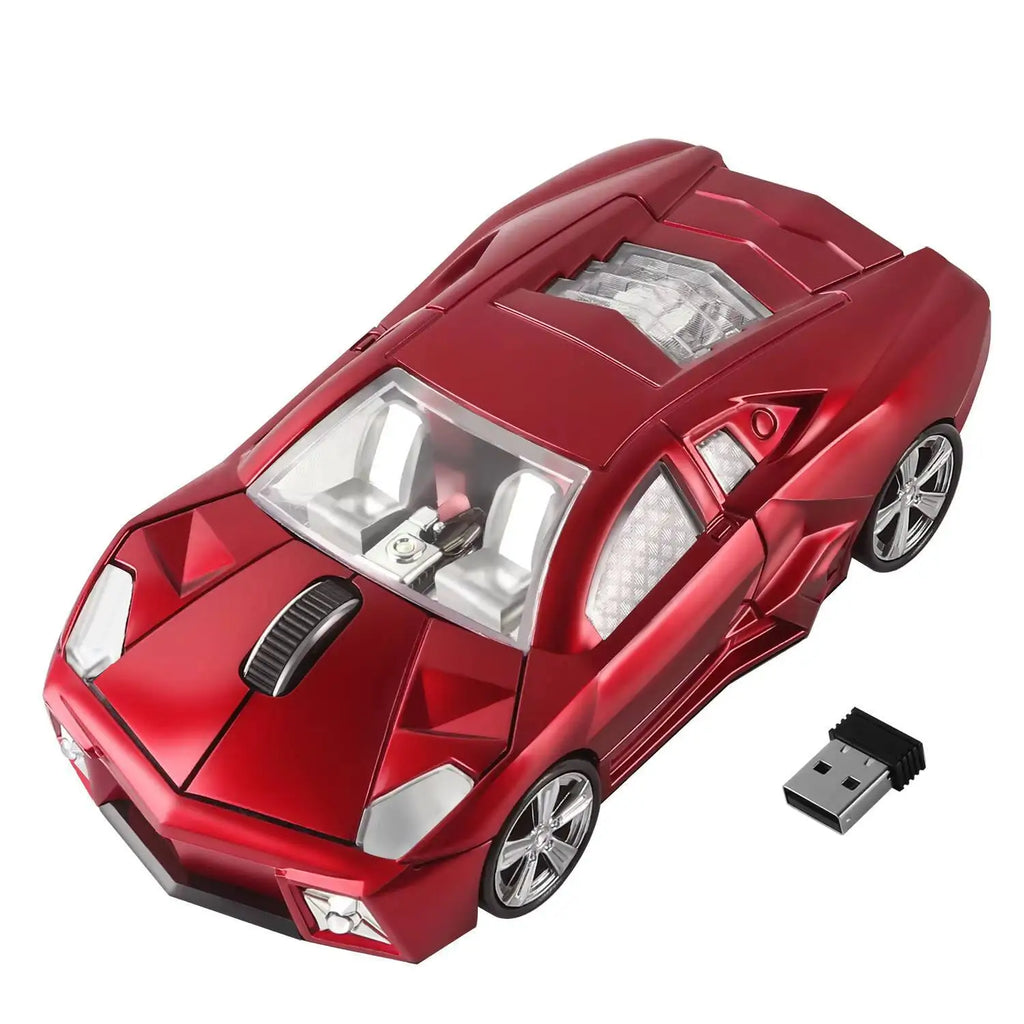 Portable Multiple Vehicle-Shaped Wireless Mouse Ergonomcis Mute Keys Optical Mause For Desktop Notebook Accessories Kids Gifts