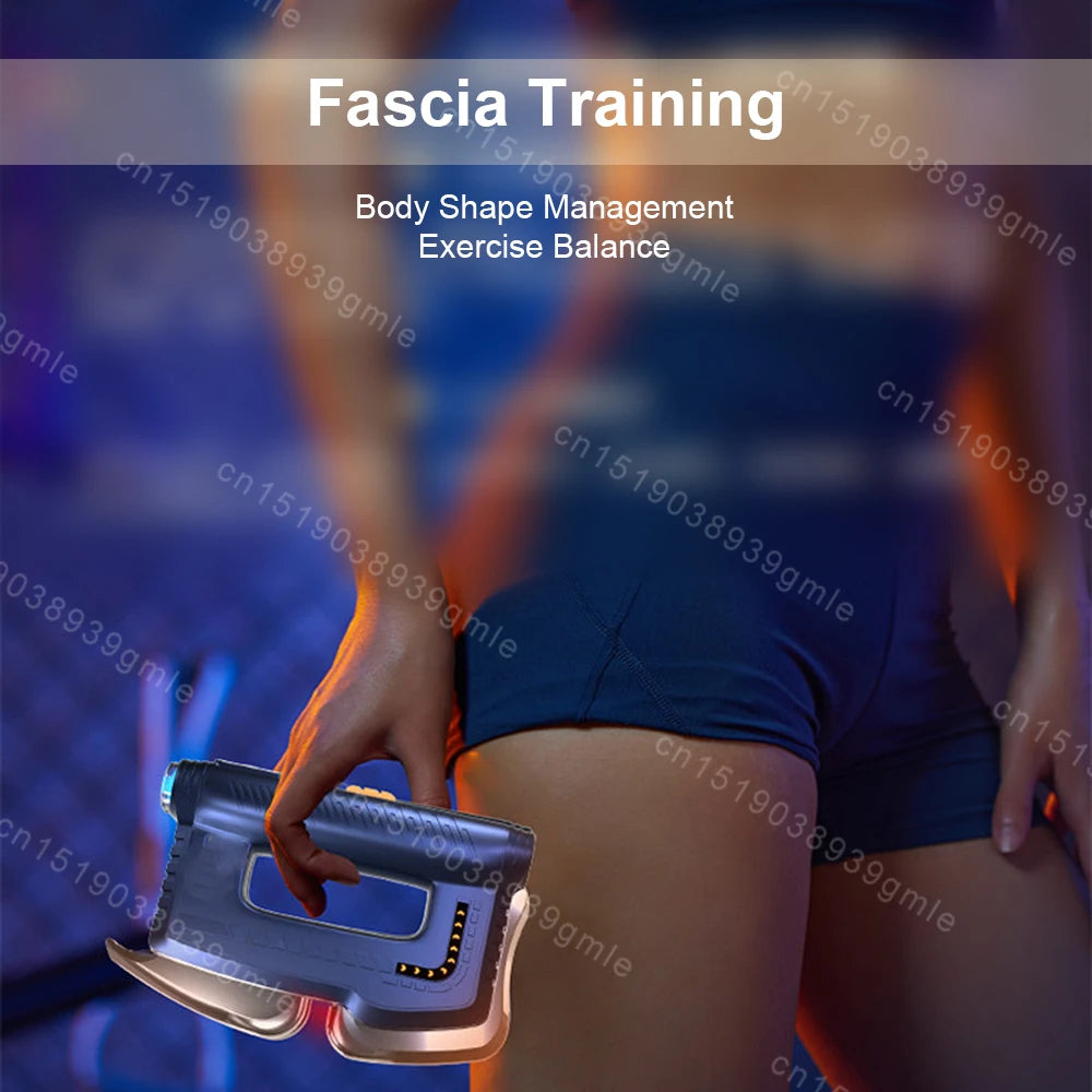 Fascia Massage Gun with Electric Heating - Professional Muscle Recovery Fascia Gun Tidesmit