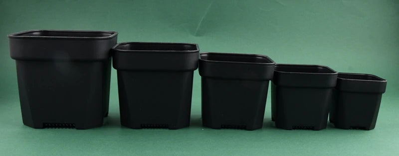 High Quality Thicken Flower Pots Succulents Plant Square Flowerpots Nursery Grow Container Cactus Pot & Planter Garden Supplies