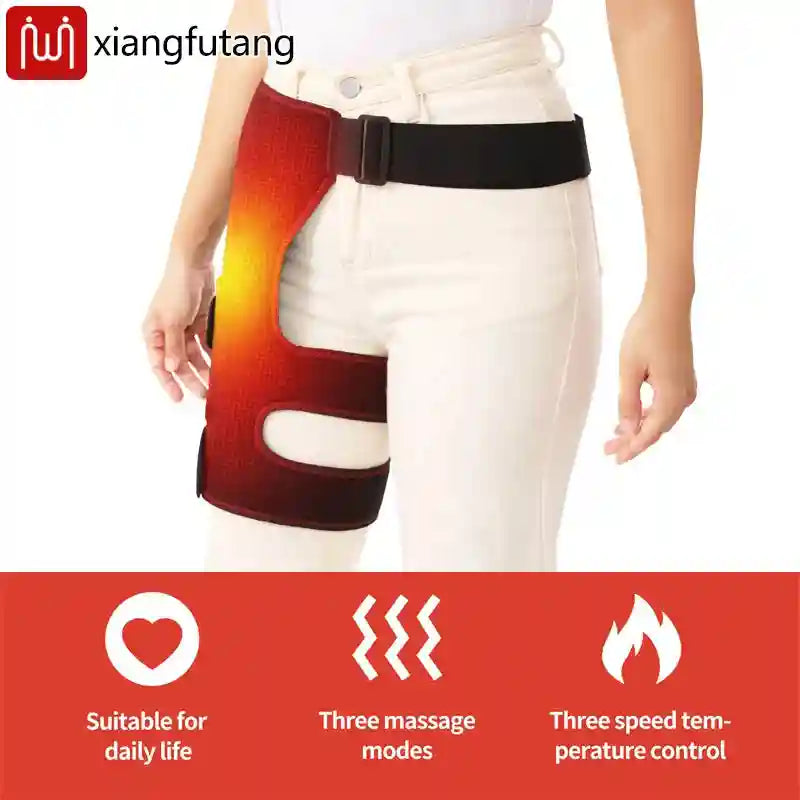 Electric Massager with Heat and Vibration for Deep Tissue Muscle Relief Massage Cushion Tidesmit