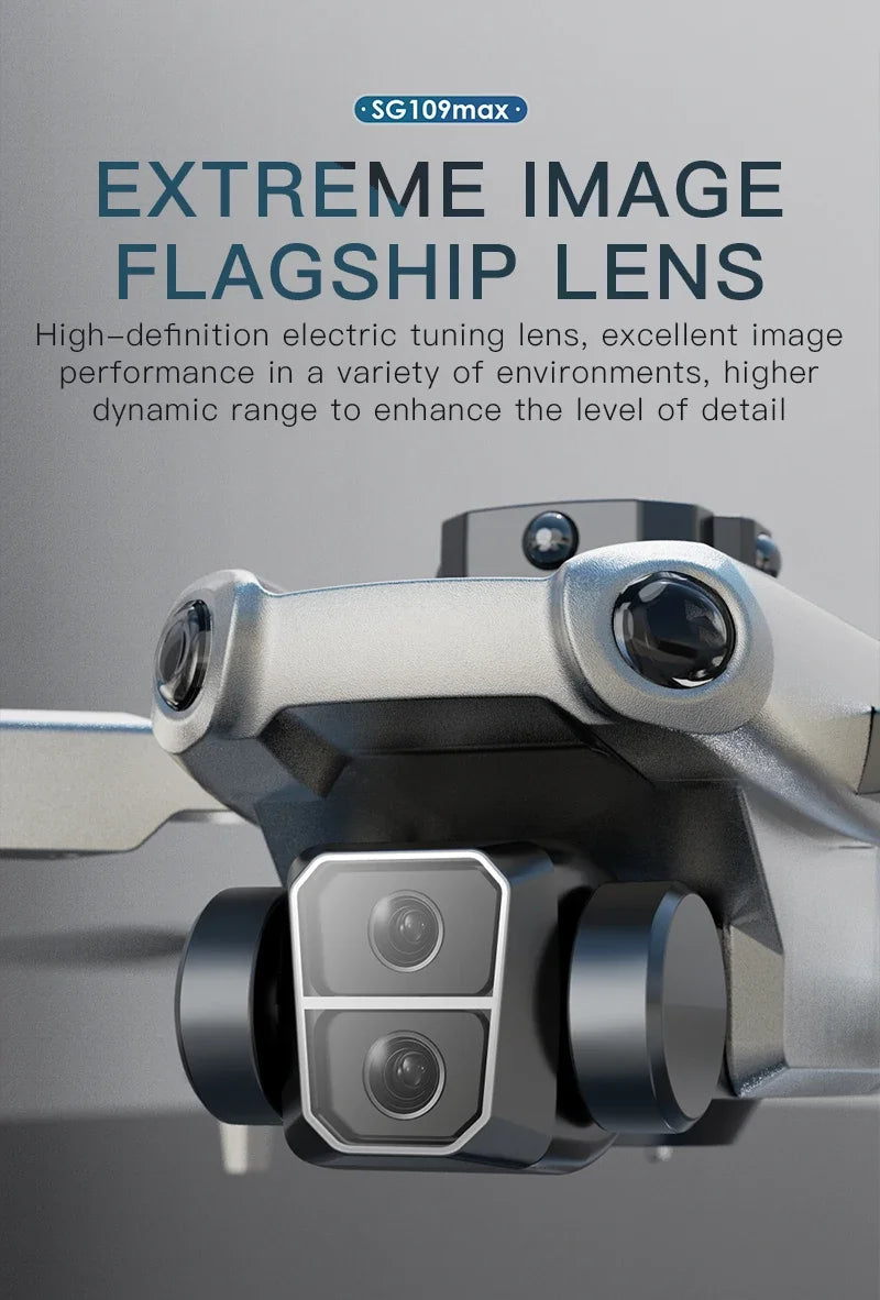 GPS Drone with 4K Camera and Screen Remote - SG109 Series Tidesmit