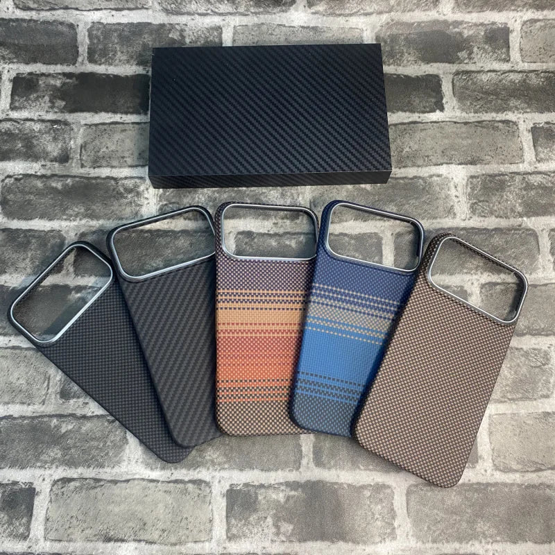 iPhone 17 Pro Max Aramid Fiber Case | Slim Shock-Absorbing Cover Tidesmit
