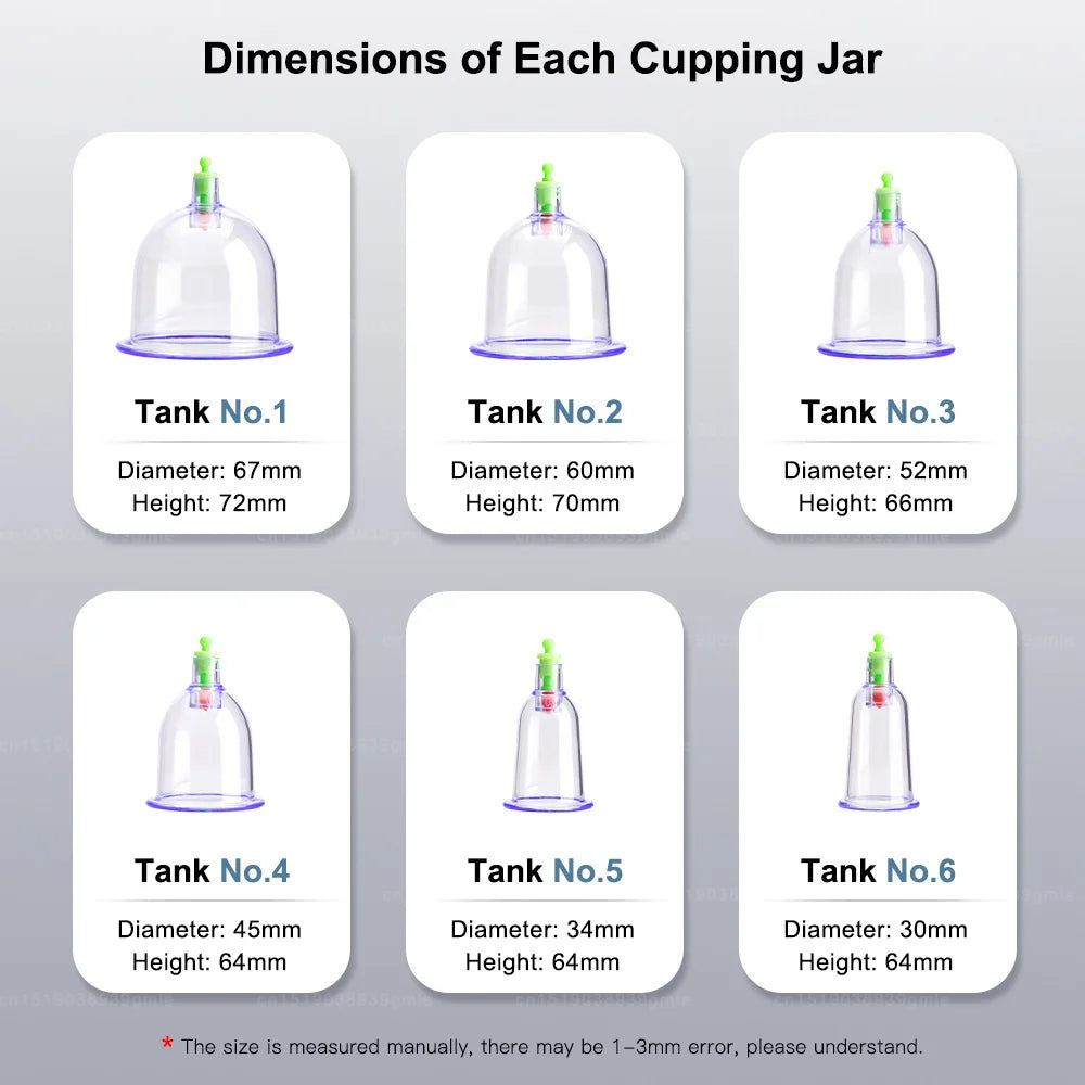 Electric Cupping Therapy Set for Back Massage | 12-Piece Wellness Kit Relaxation Treatment Tidesmit