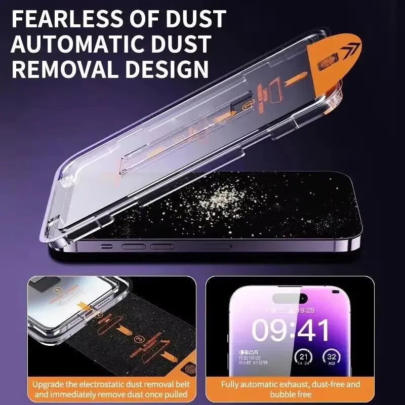 Privacy Screen Protector for iPhone 16 - Anti-Glare & Case Friendly Tidesmit
