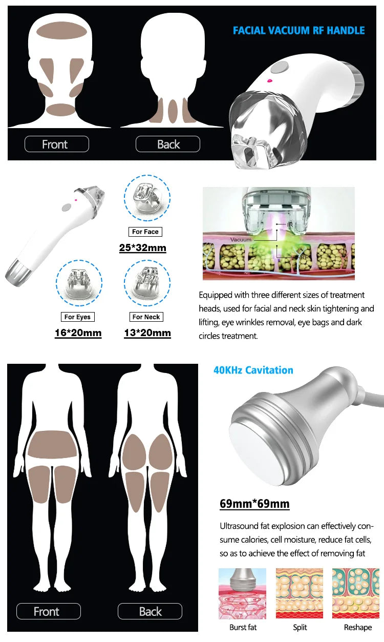 Body Shaping Vacuum Massage Machine for Professional Skin Tightening Body Shaping Massage Equipment Tidesmit