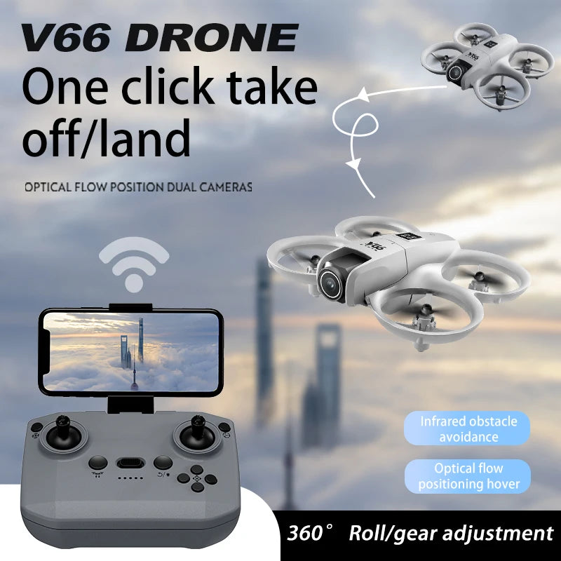 4K Camera Drone: Foldable Wide Angle WiFi Quadcopter for Beginners Tidesmit