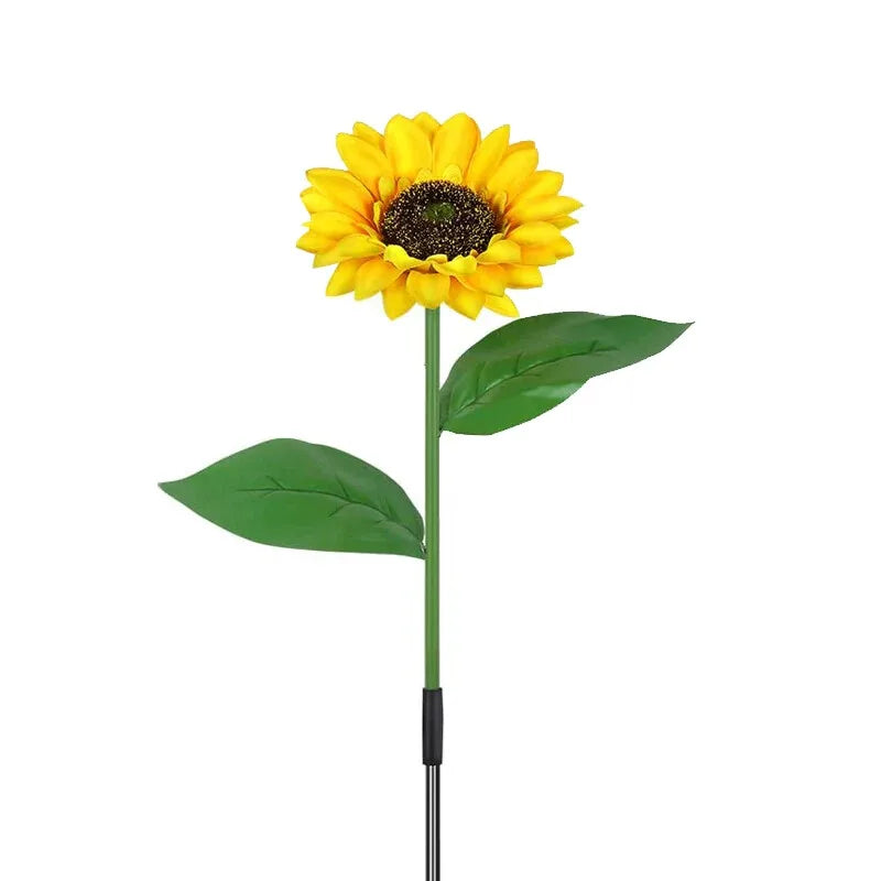 Solar Garden Lights Outdoor Blue Hydrangea Flower Pathway Light for Yard  Garden Lawn Decoration