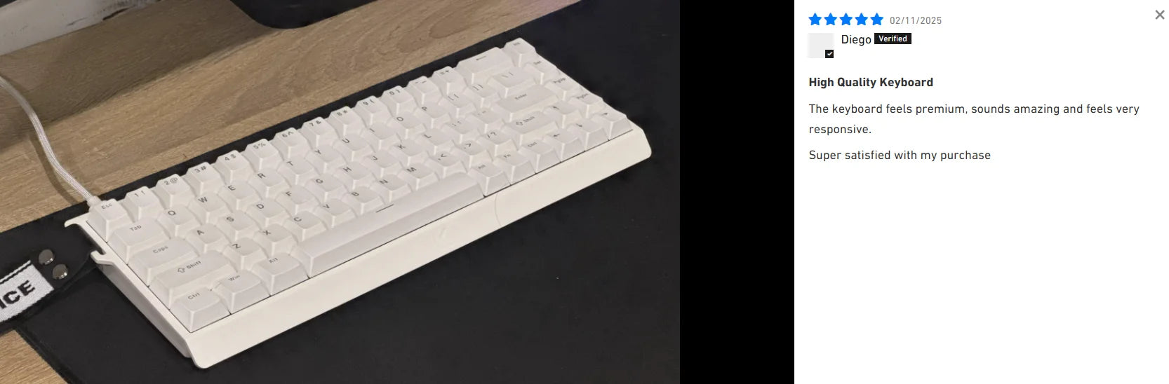 MCHOSE ACE68 Magnetic Keyboard Wired Mechanical Gaming 0.01mm RapidTrigg 8000Hz SOCD/Rs 0.125ms 128K Sampling Rate for Logitech