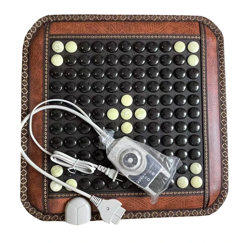 Jade Tourmaline Heating Mat - Certified Deep Tissue Muscle Relief Massage Cushion Tidesmit