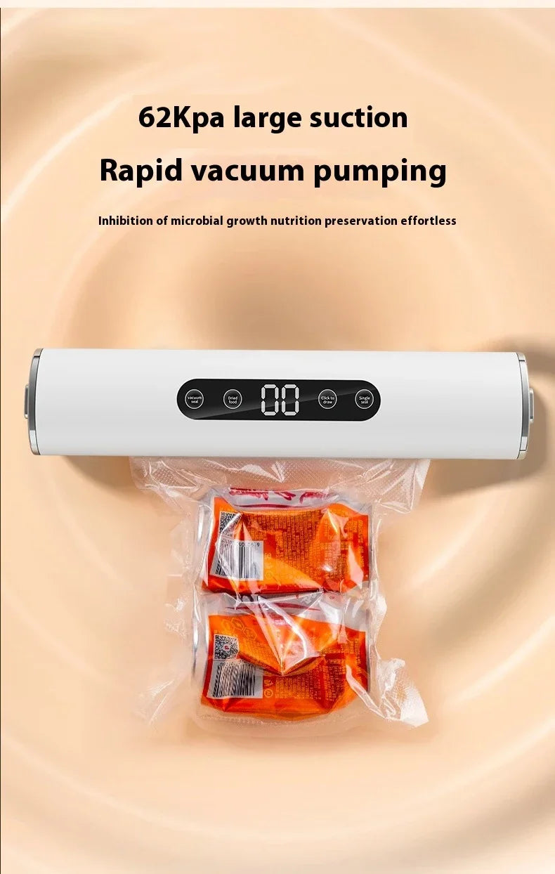 Professional Vacuum Sealer for Food Vacuumor for Products Kitchen Sealing Machine Cuisine Packaging Plastic Bag Sealant