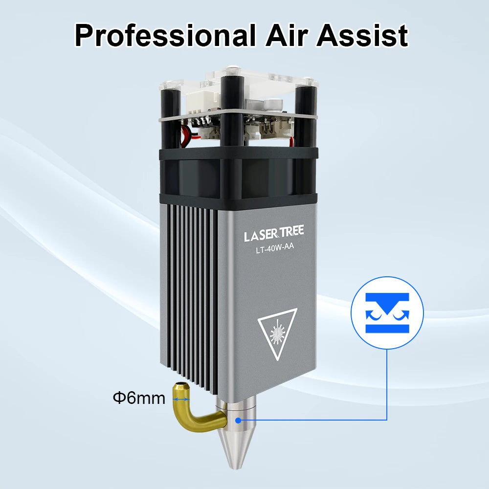 LASER TREE 20w 40W 80W Laser Module 450nm Laser Head Blue Laser for Cnc Laser Engraving Cutting Machine WoodWorking DIY Tools