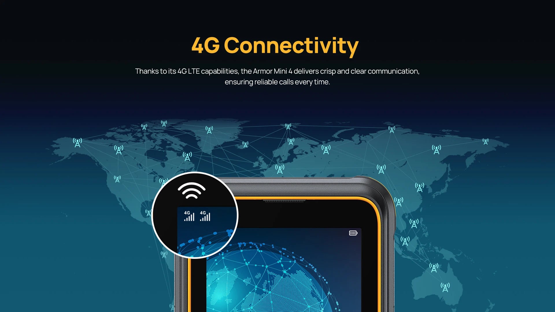 Ulefone Armor Mini 4 Rugged 64MB RAM 128MB ROM 2.8 inch Unisoc T117 2MP Rear Camera 2100mAh Battery 4G Global Version